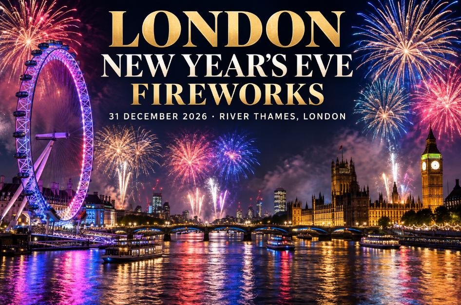 Londra Yılbaşı Havai Fişek Gösterisi