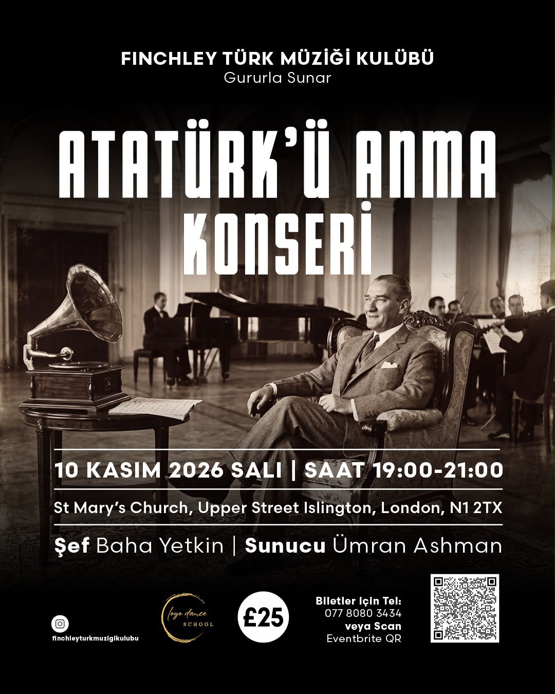 Atatürk’ü Anma Konseri