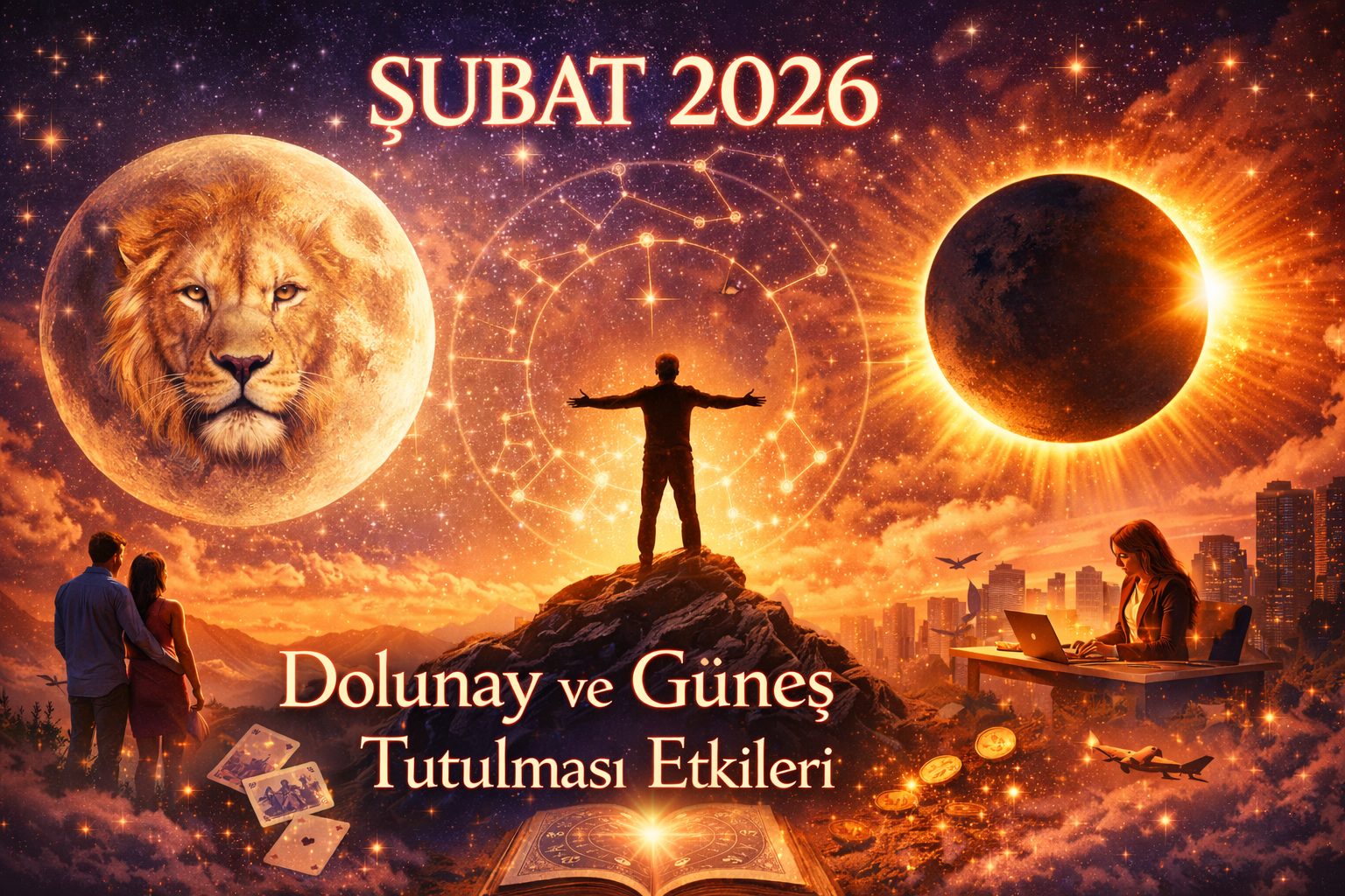 Şubat 2026: Dolunay ve Güneş Tutulması Etkileri