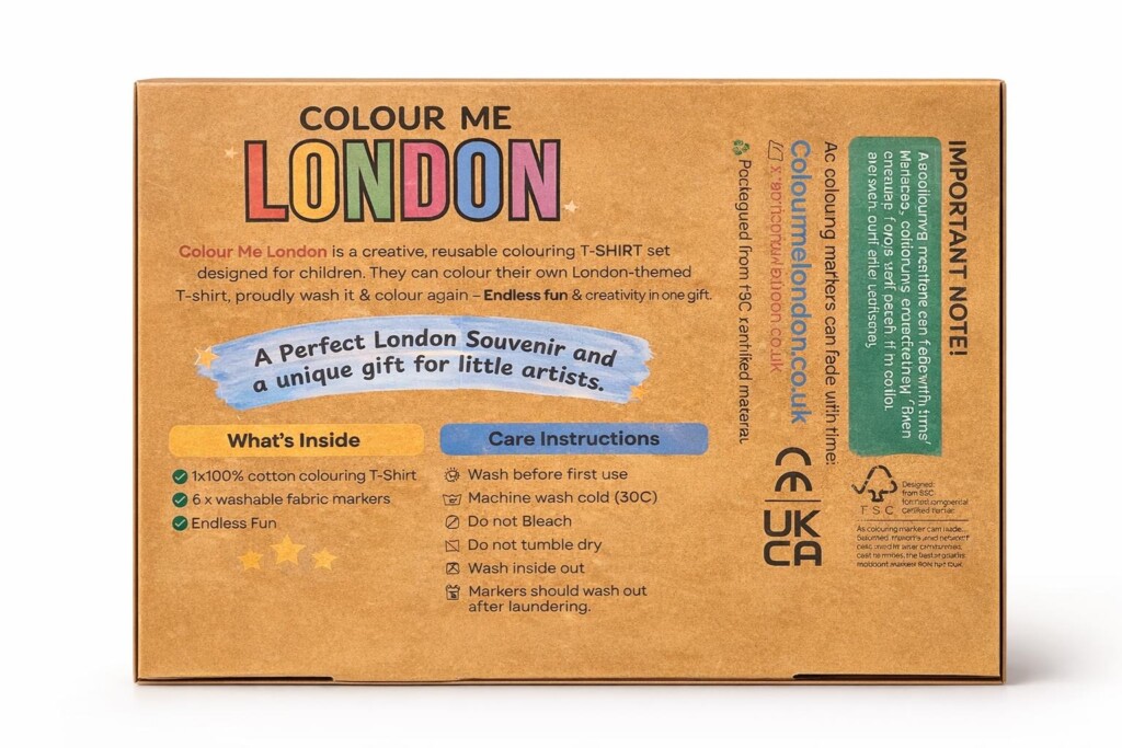 Colour Me London Back view